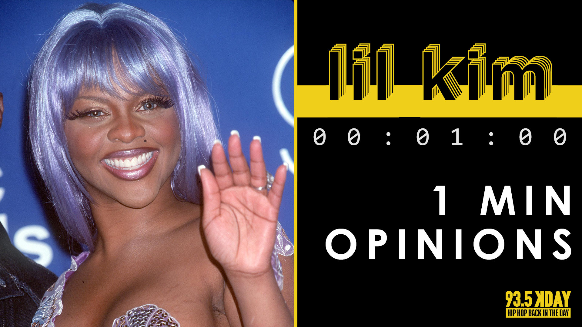 KDAY Hosts Share Their '1 Minute Opinions' On Lil' Kim [WATCH]