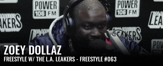 Zoey Dollaz Freestyle’s over Lil Wayne’s “Uproar” w/ The L.A. Leakers – Freestyle #063