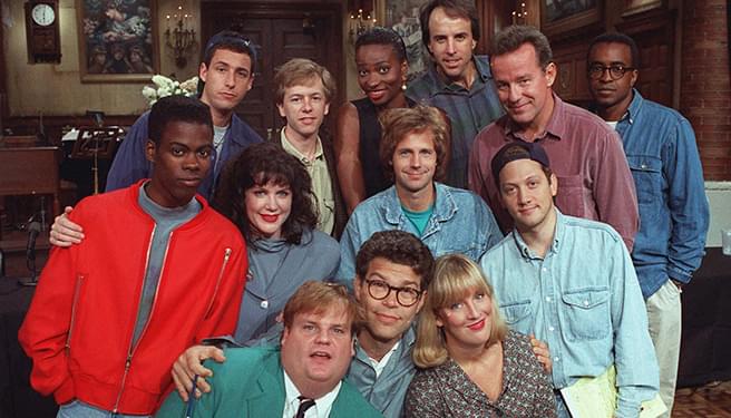 Saturday Night Live Adam Sandler And Chris Farley Va Happy